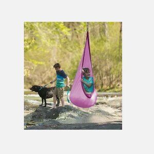 Kids HugglePod Lite Indoor/Outdoor Nylon Hanging Chair with Inflatable Cushion